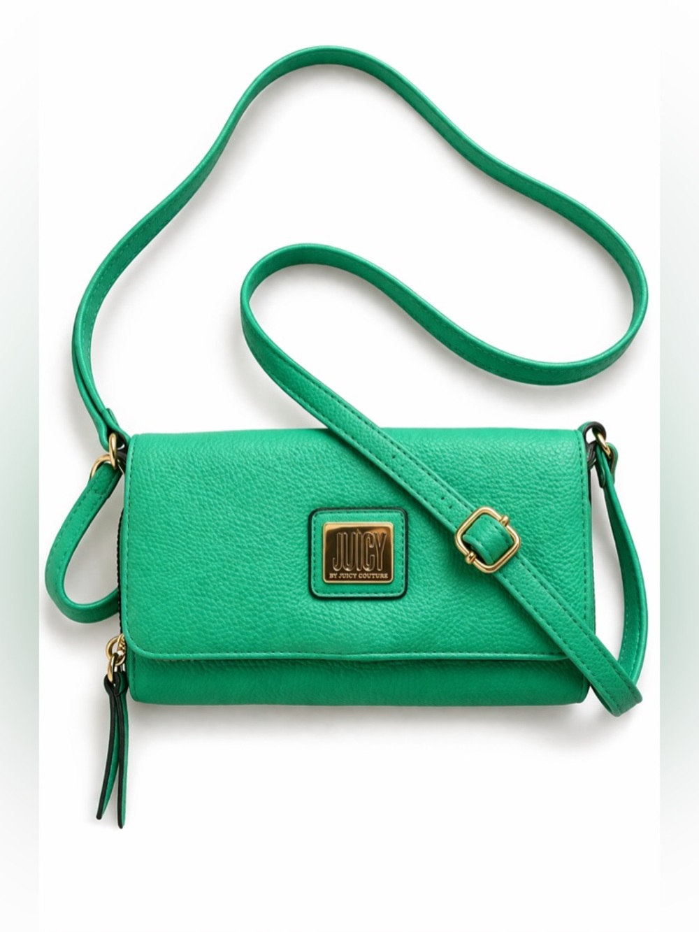 Juicy‎ Couture Y2K Green Crossbody Wallet Mini Purse Barbiecore Chic